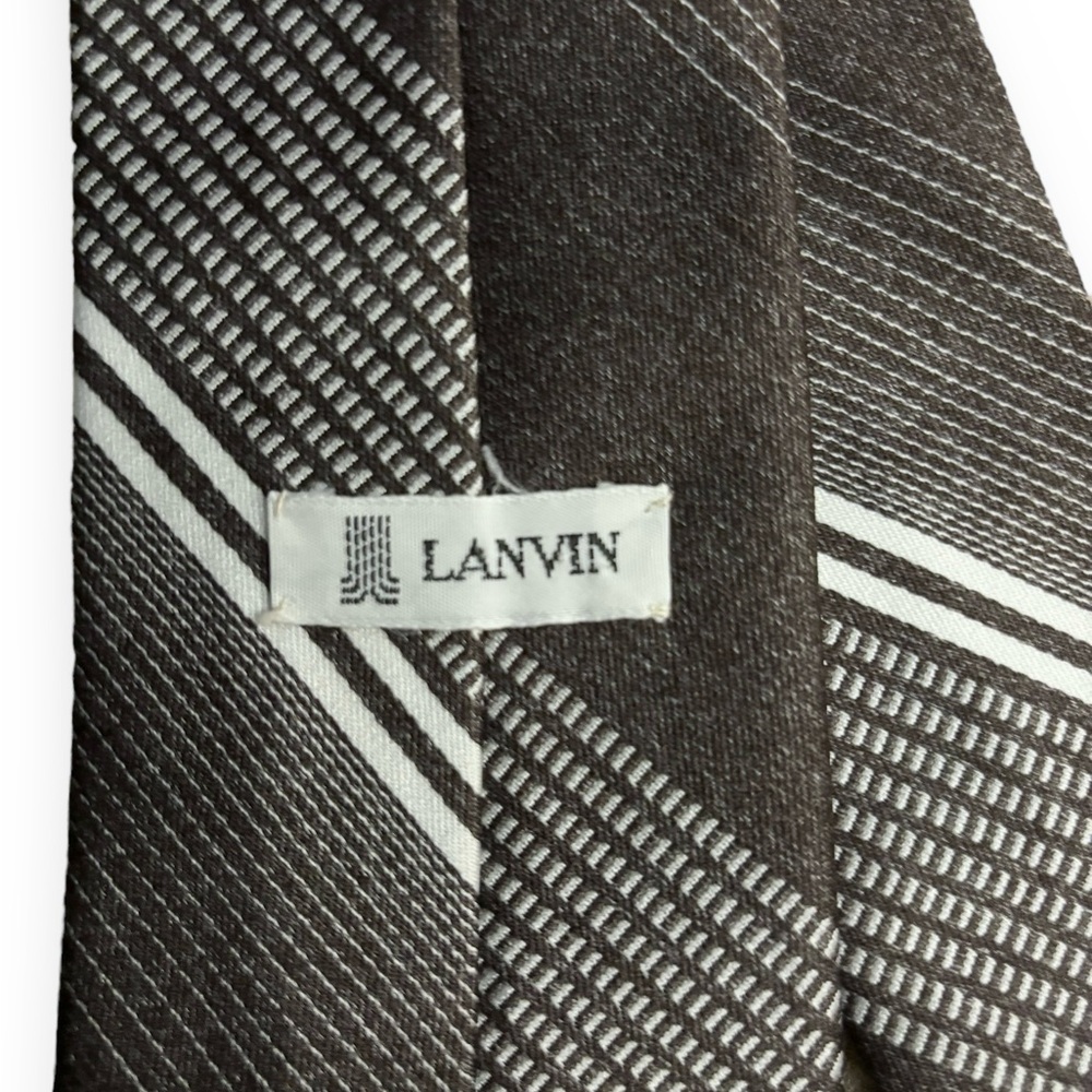 Lanvin Multicolor Diagonal Striped Traditional Tie - image 2